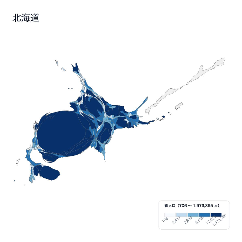 Featured image of post 都道府県地図カルトグラム