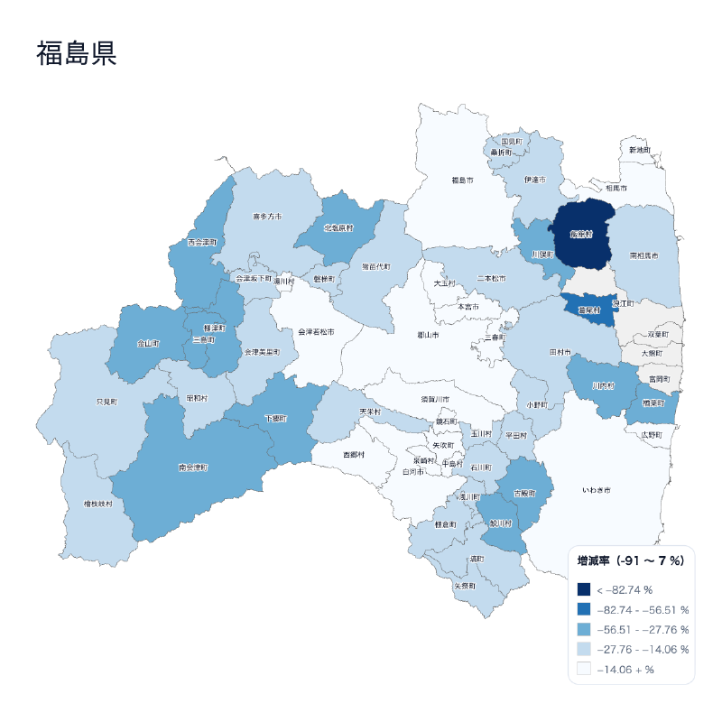 Featured image of post 行政区割の地図に塗り絵のようにデータで着色する