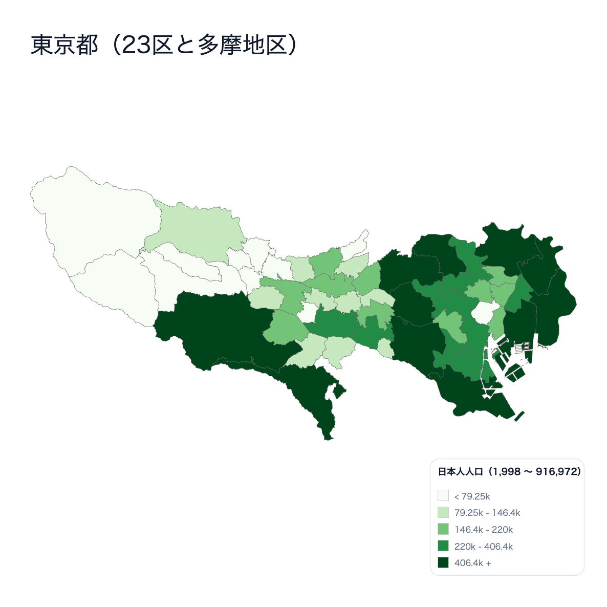 都道府県地図コロプレス